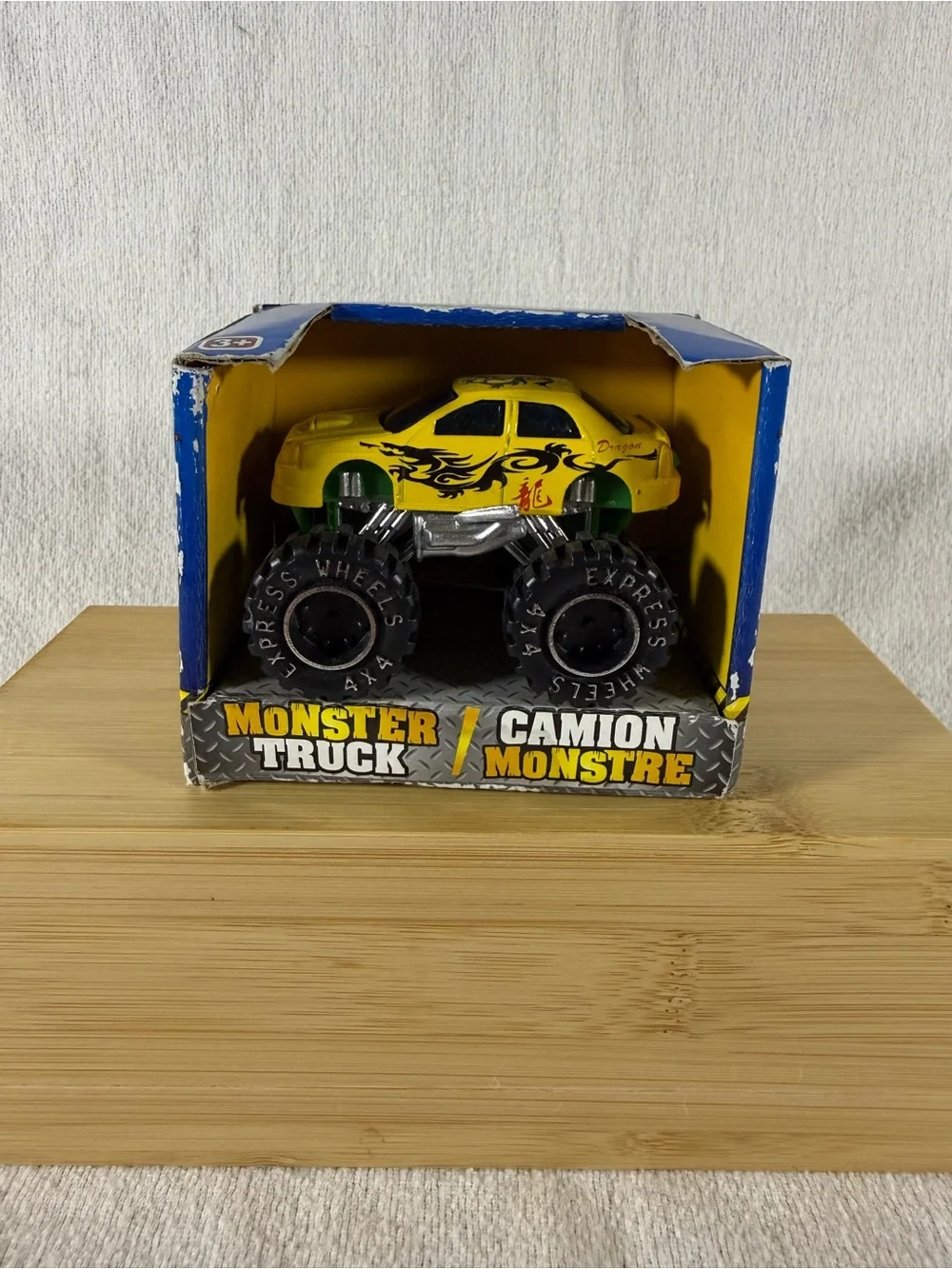 Turbo Wheels Yellow Monster Truck Toy